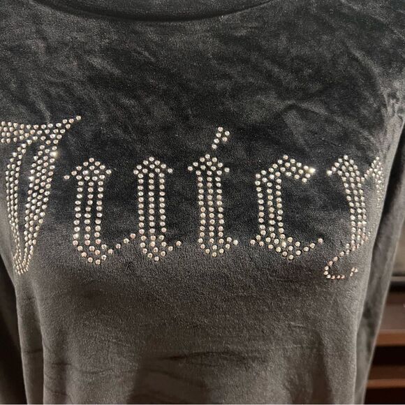 Juicy Couture long sleeve black sleepwear shirt - Picture 3 of 7